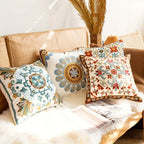 Square Embroidered Cushion Cover Pillow Case