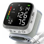 Automatic Wrist Blood Pressure Monitor Rechargeable Digital Wrist Cuff