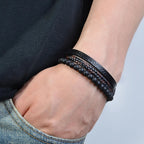 Natural Stone Round Bead Bracelet Beaded Jewelry