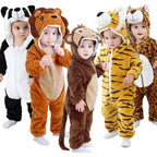 Infant Baby Onesie Animal Costume Pajamas Sleepwear Soft Cotton