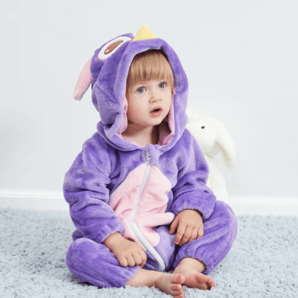 Infant Baby Onesie Animal Costume Pajamas Sleepwear Soft Cotton