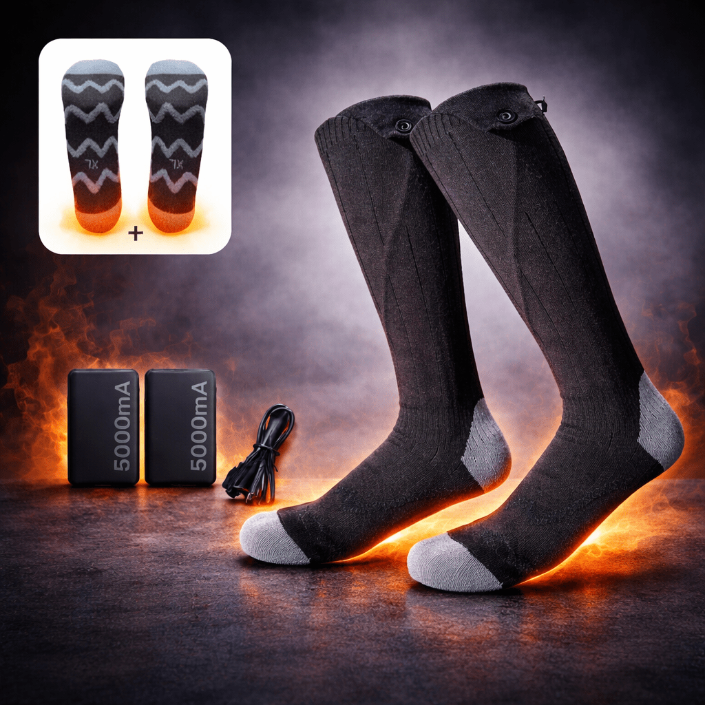 Heated Socks Men App Controlled Adjustable Heat Settings Electric Socks