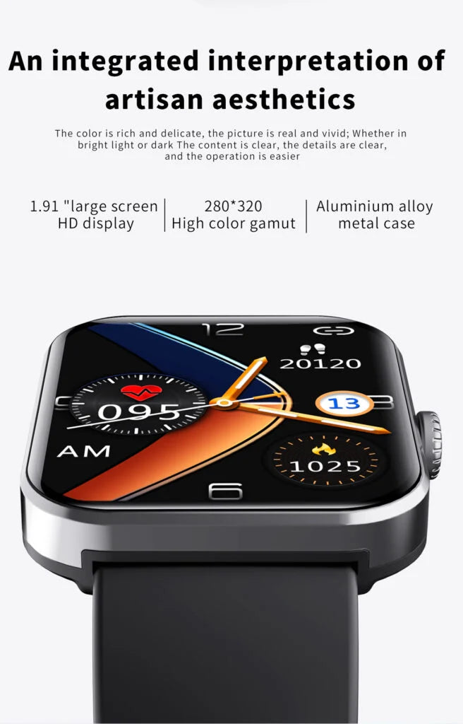 Blood Glucose Monitoring Smartwatch with Health Tracker