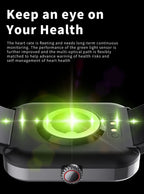 Blood Glucose Monitoring Smartwatch with Health Tracker