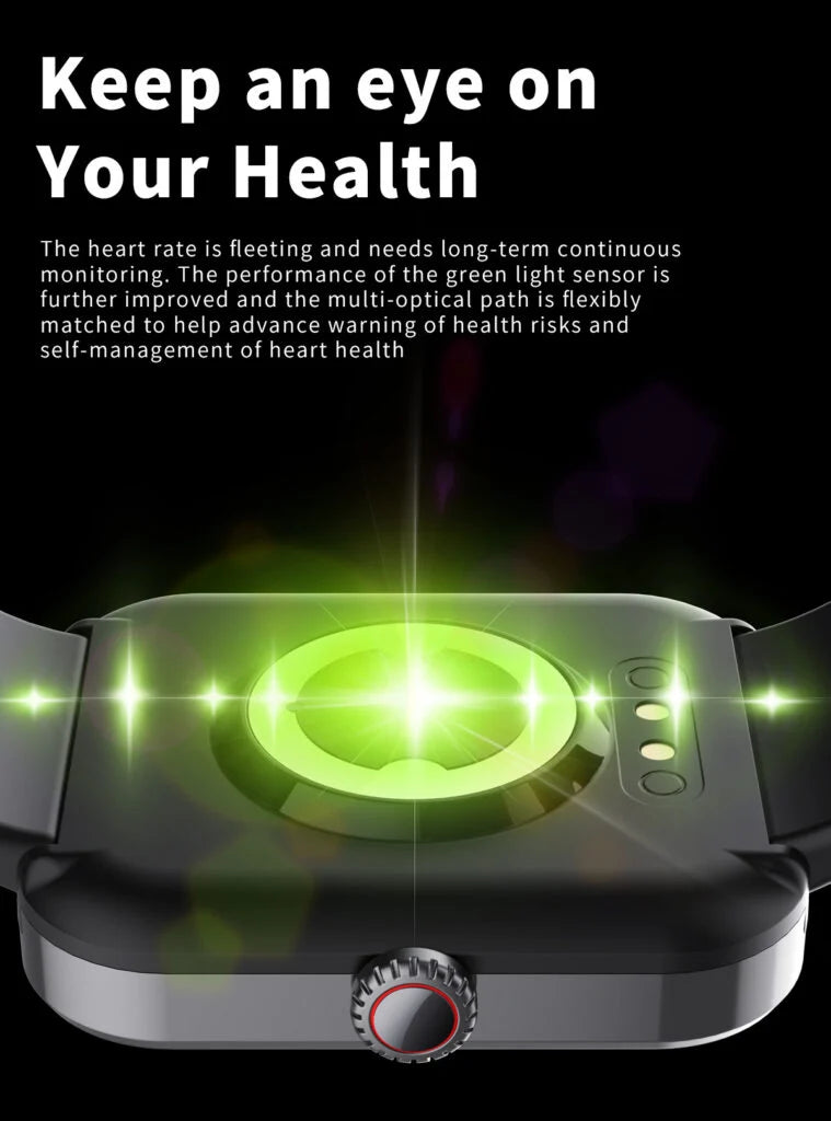 Blood Glucose Monitoring Smartwatch with Health Tracker