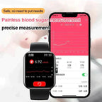 Blood Glucose Monitoring Smartwatch with Health Tracker