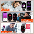 Blood Glucose Monitoring Smartwatch with Health Tracker