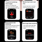 Blood Glucose Monitoring Smartwatch with Health Tracker