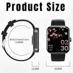Blood Glucose Monitoring Smartwatch with Health Tracker