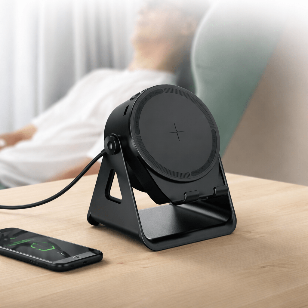 Wireless Charging Bluetooth Speaker Phone Stand Power Bank