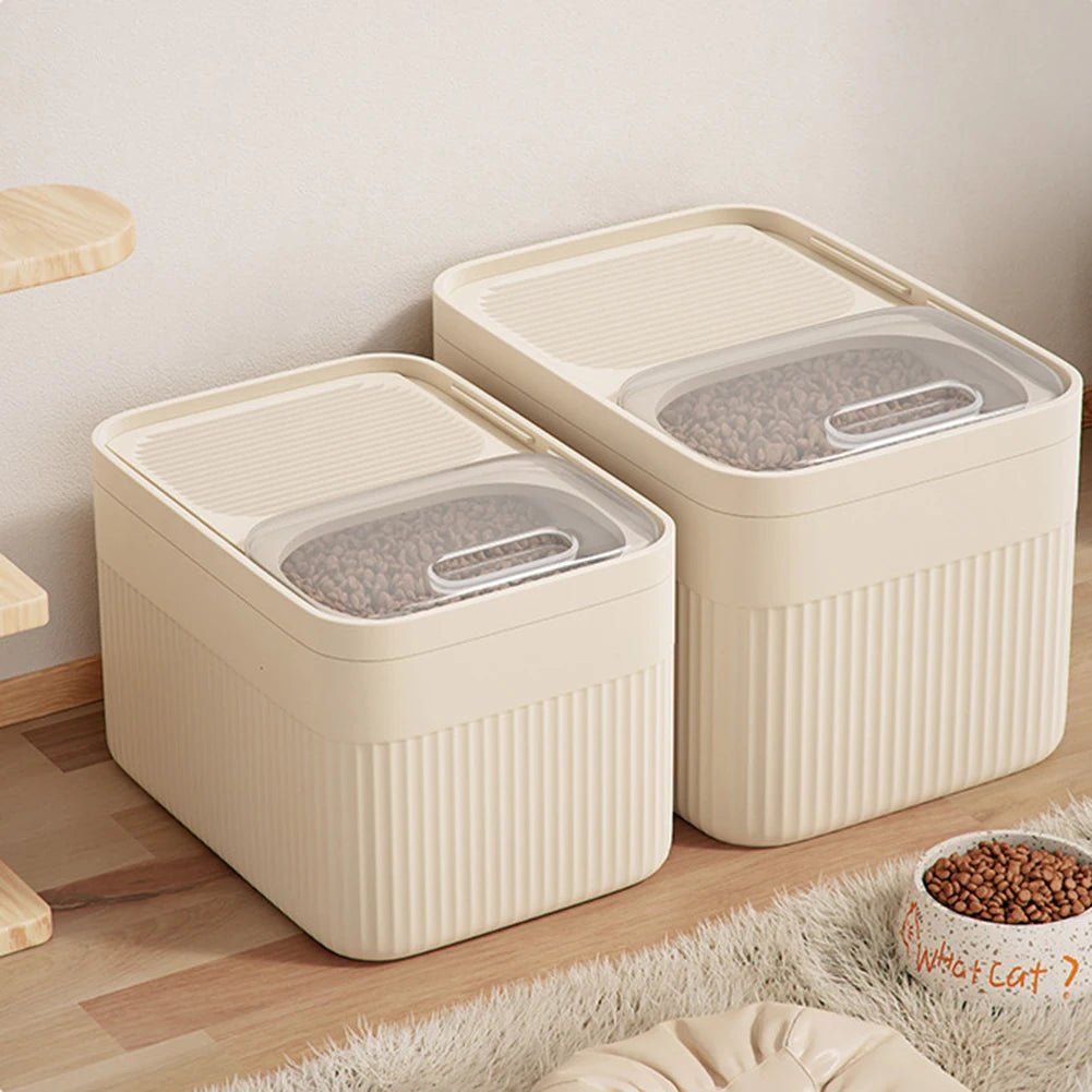 Square Storage Box Pet Food Container Moisture Proof