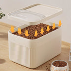 Square Storage Box Pet Food Container Moisture Proof