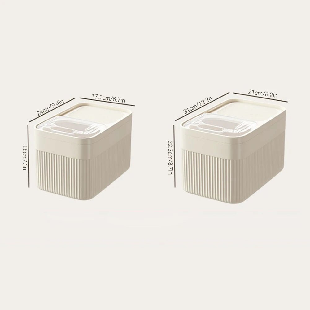Square Storage Box Pet Food Container Moisture Proof