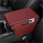 Car Armrest Storage Cover with Adjustable Pocket Organizer