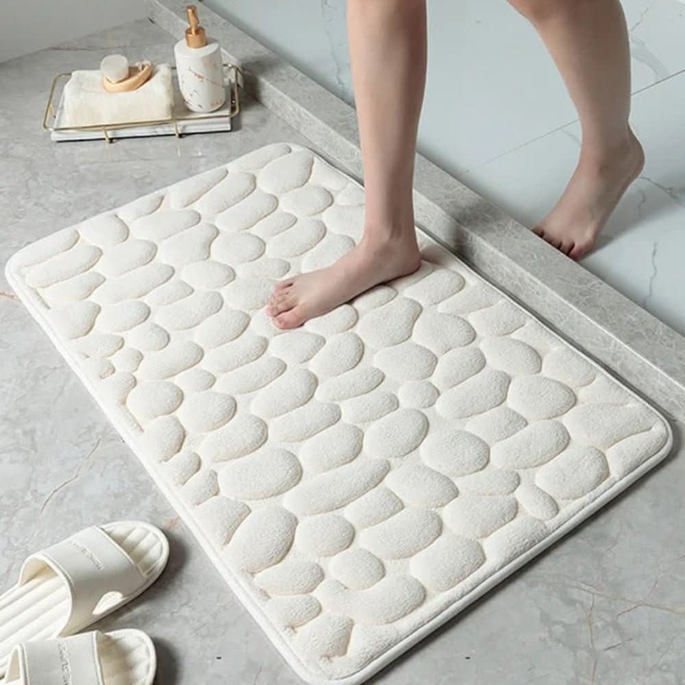 Square Bath Mat Non Slip Quick Absorption Bathroom Rug