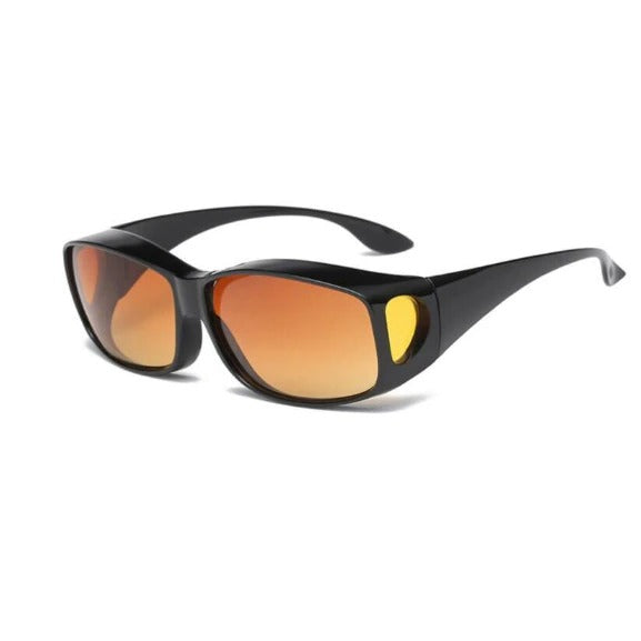 Night Vision Anti Glare Rectangular Glasses