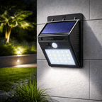 Solar LED Motion Sensor Outdoor Flush Mount Wall Light