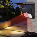 Solar LED Motion Sensor Outdoor Flush Mount Wall Light
