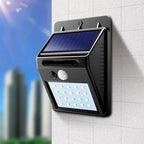 Solar LED Motion Sensor Outdoor Flush Mount Wall Light