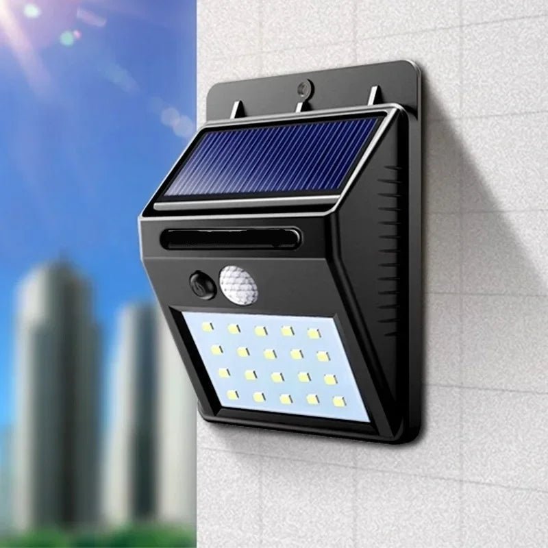 Solar LED Motion Sensor Outdoor Flush Mount Wall Light