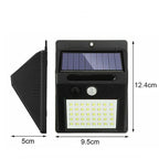 Solar LED Motion Sensor Outdoor Flush Mount Wall Light