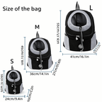Dog Carrier Backpack Pet Sling Bag Breathable Mesh Travel Carrier