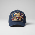USA 250th Anniversary Eagle Adjustable Dad Cap Hat Patriotic Baseball Hat