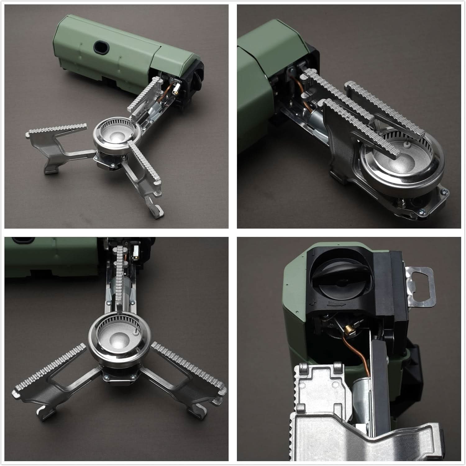 Camping Stove Set with Butane Gas Bottle and Carrying Bag