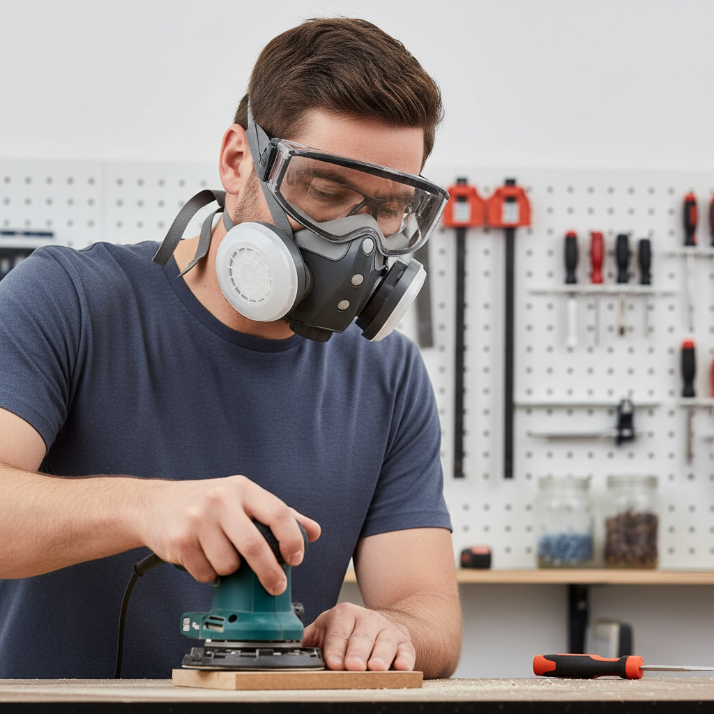 Respiratory Dust Protection Mask for Woodworking and Painting