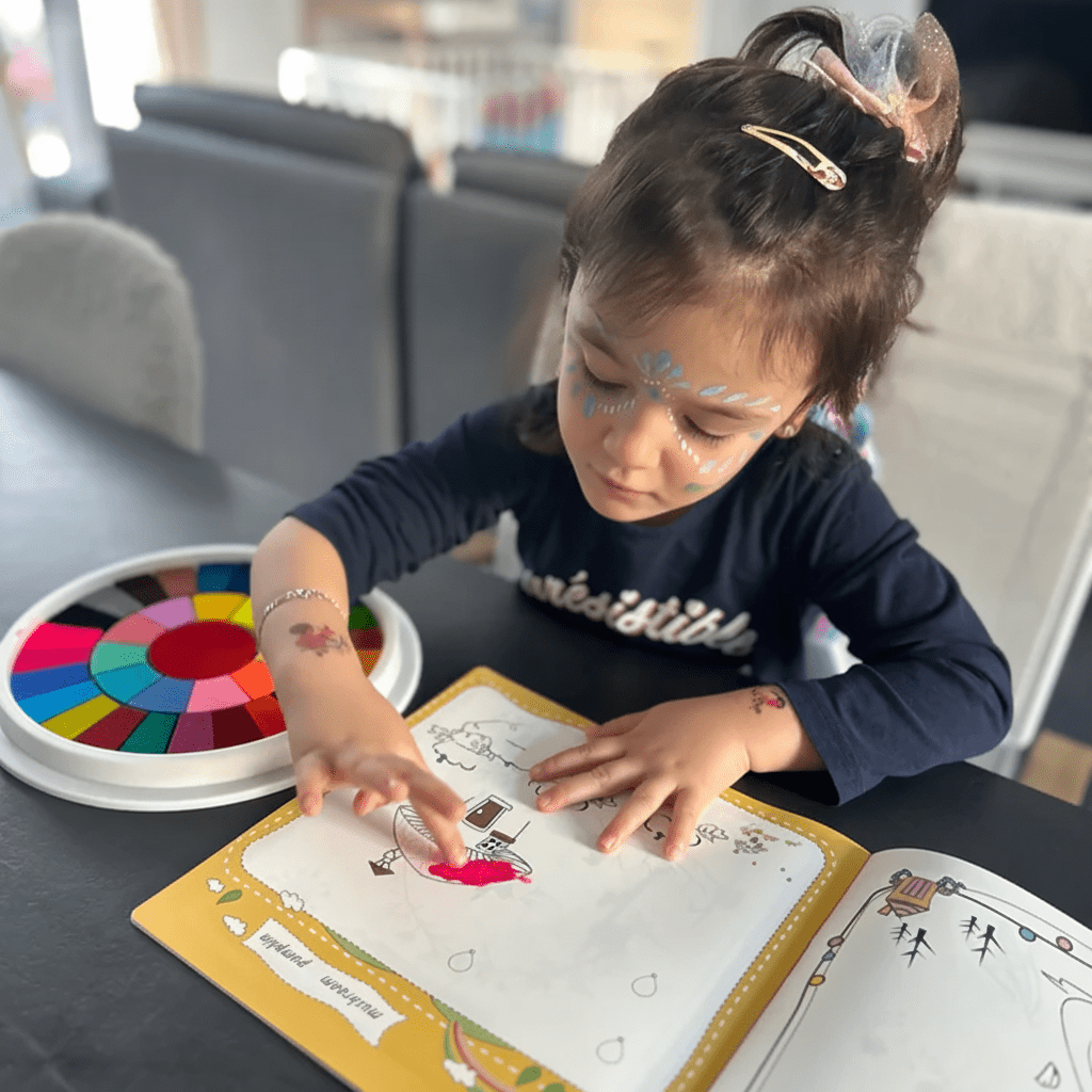 Kids Finger Paint Set Mess Free Art Kit Creative Play