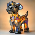 LED Night Light Dog Breed Shape Decorative Home Light