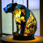 LED Night Light Dog Breed Shape Decorative Home Light