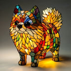 LED Night Light Dog Breed Shape Decorative Home Light