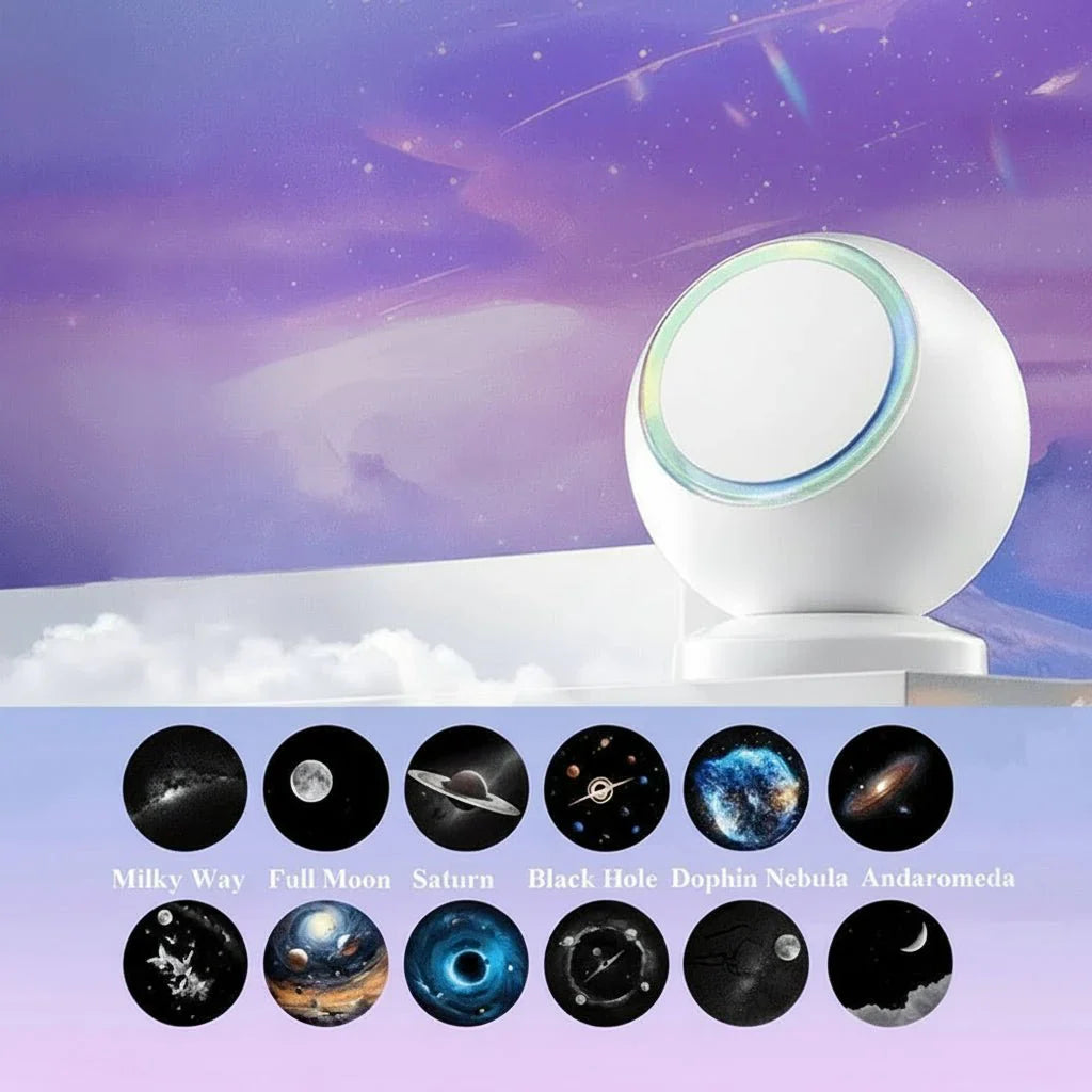 Galaxy Projector Bluetooth Night Light White Noise Machine