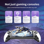 Portable Handheld Retro Game Console with Built-In Games