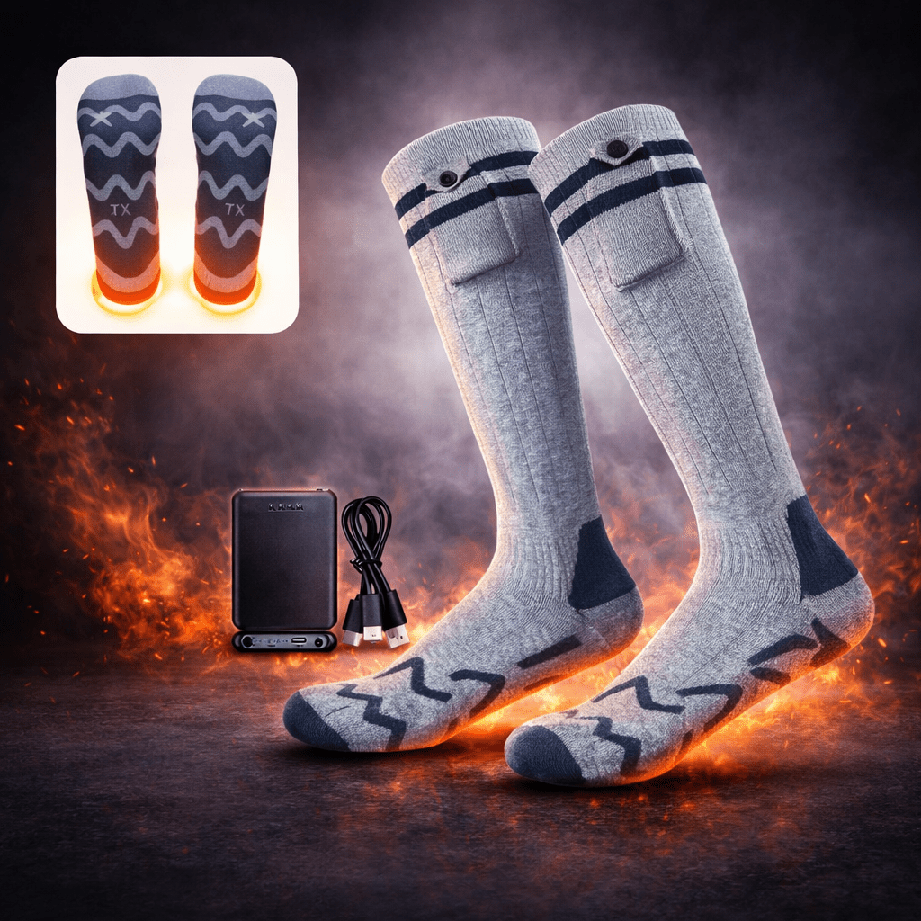 Heated Socks Men App Controlled Adjustable Heat Settings Electric Socks