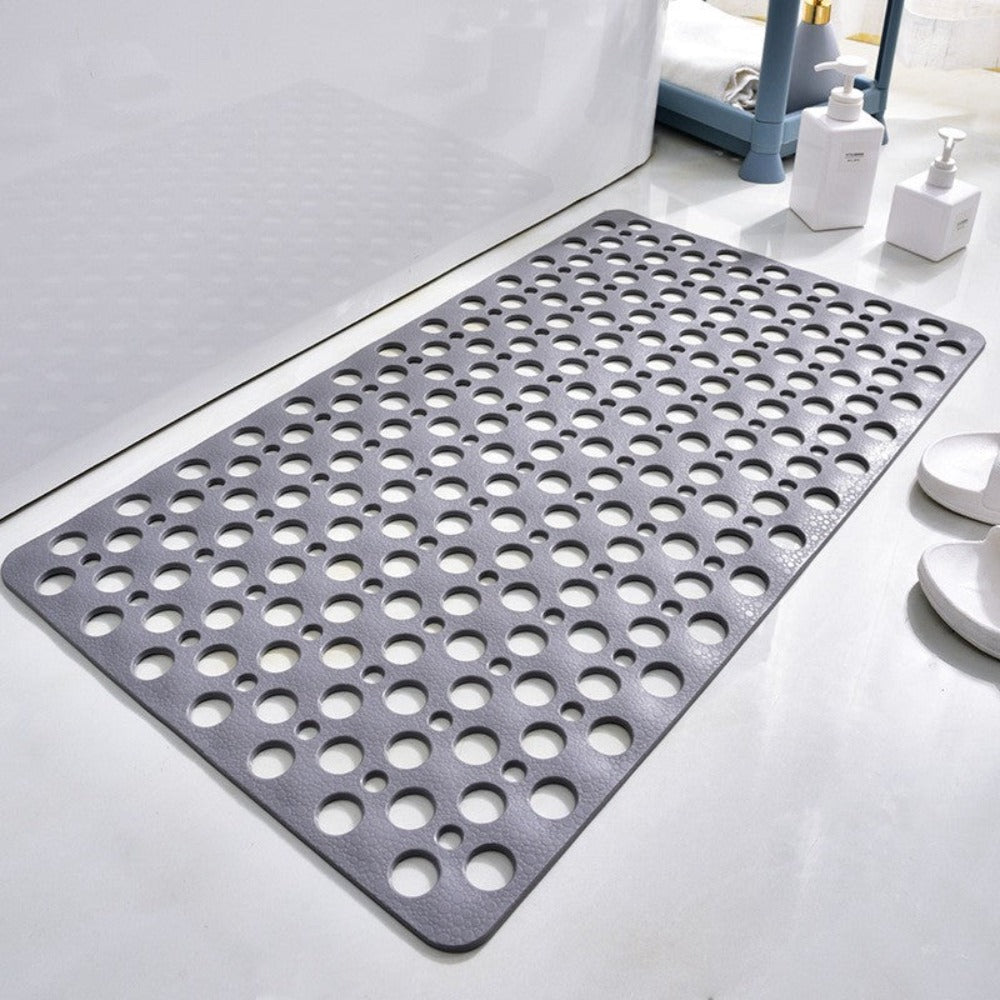 Rectangular Antislip Shower Mat with Antibacterial Protection