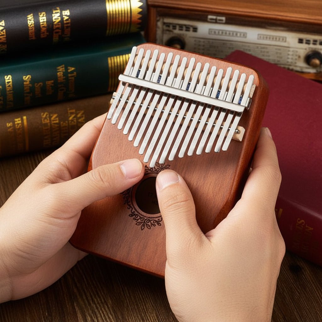 Kalimba Thumb Piano 17 Key Acoustic Wooden Musical Instrument