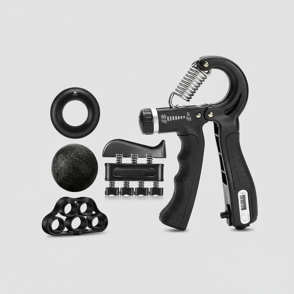 Hand Grip Strengthener Set Forearm Exercise Rehabilitation Kit
