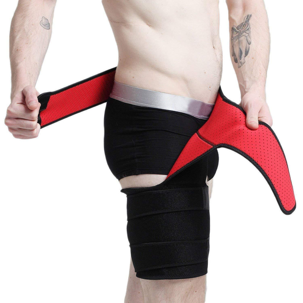 Groin and Hip Support Brace for Injury Recovery and Stabilization
