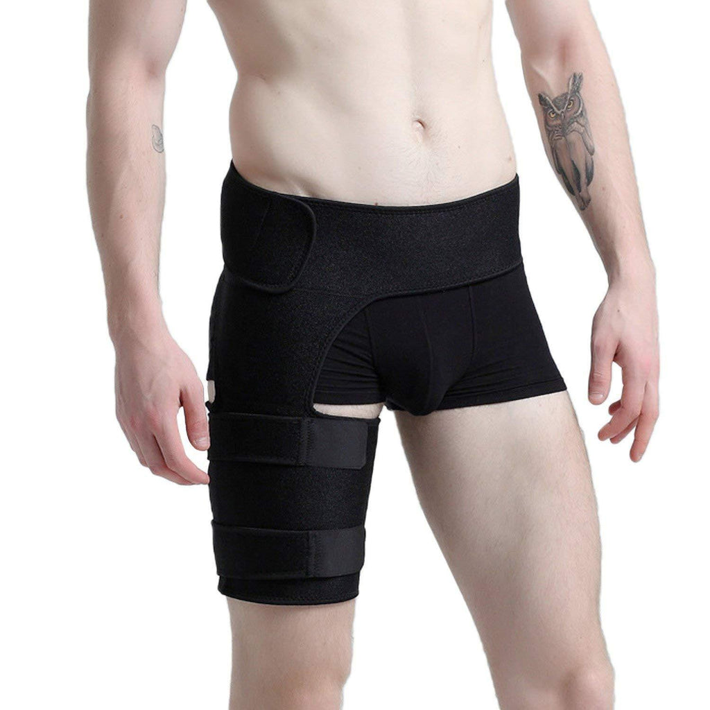Groin and Hip Support Brace for Injury Recovery and Stabilization