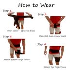 Groin and Hip Support Brace for Injury Recovery and Stabilization