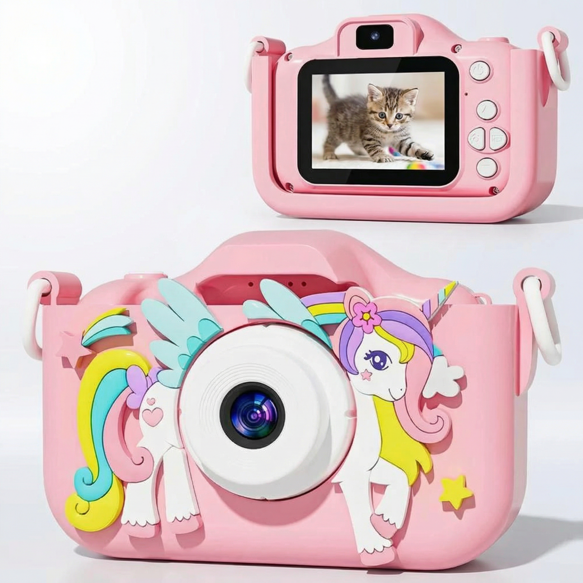 Kids Digital Camera 1080P HD Video Camera with Selfie Function