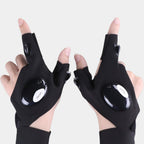 LED Flashlight Gloves Hands Free LED Light Gloves for Outdoor Use