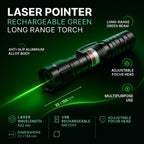 Rechargeable Laser Pointer Torch Long Range Handheld Laser Device
