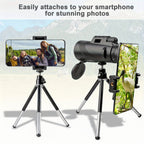 Monocular Telescope with Phone Adapter Outdoor Viewing Scope