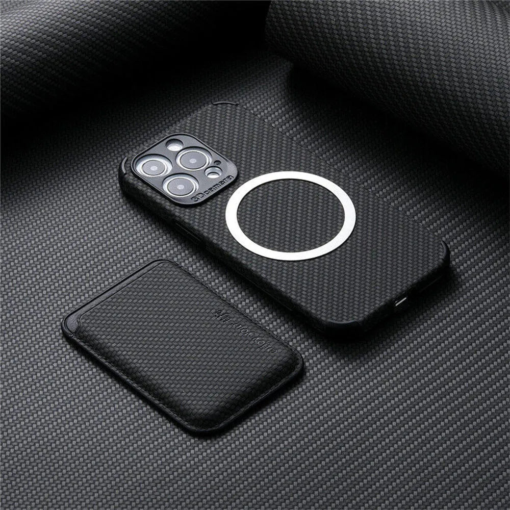 MagSafe Wallet Phone Case Slim Magnetic Card Holder Case