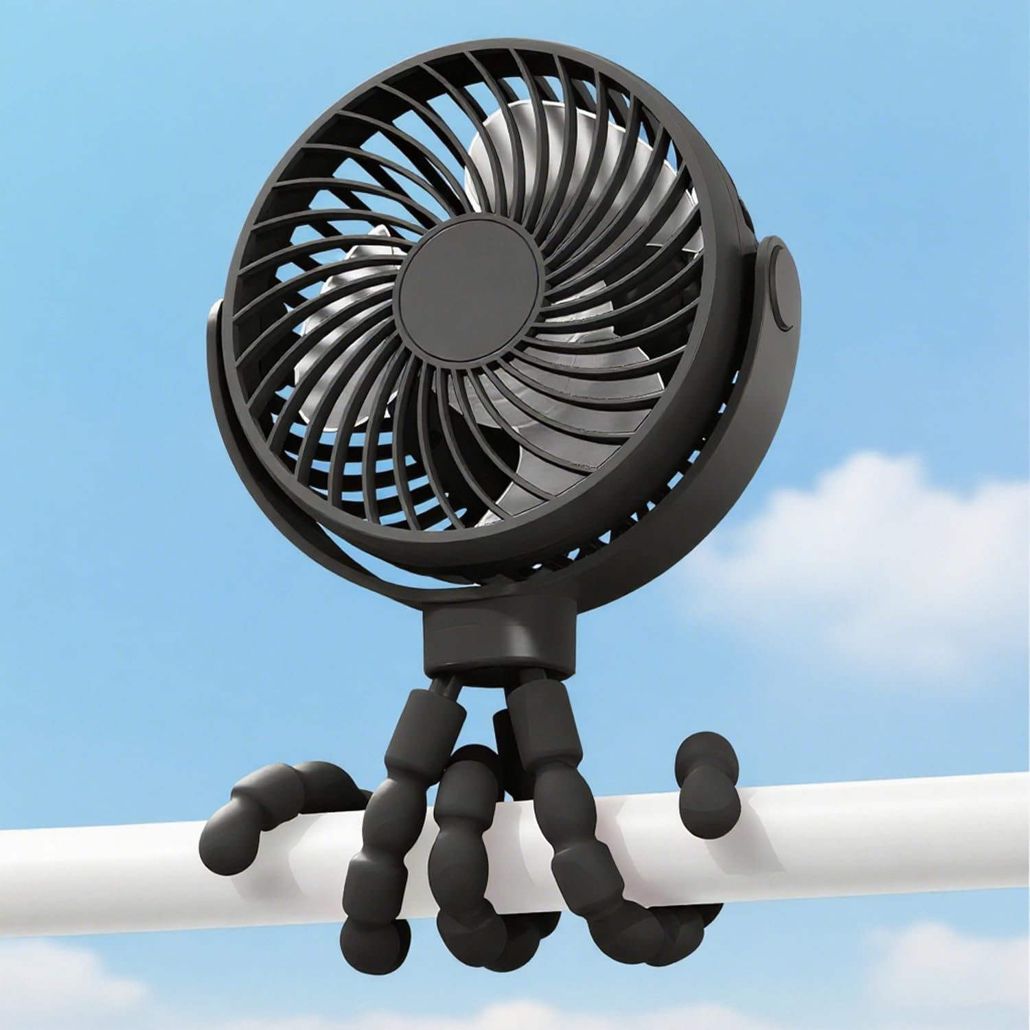 Portable Clip-On Battery Operated Fan for Stroller