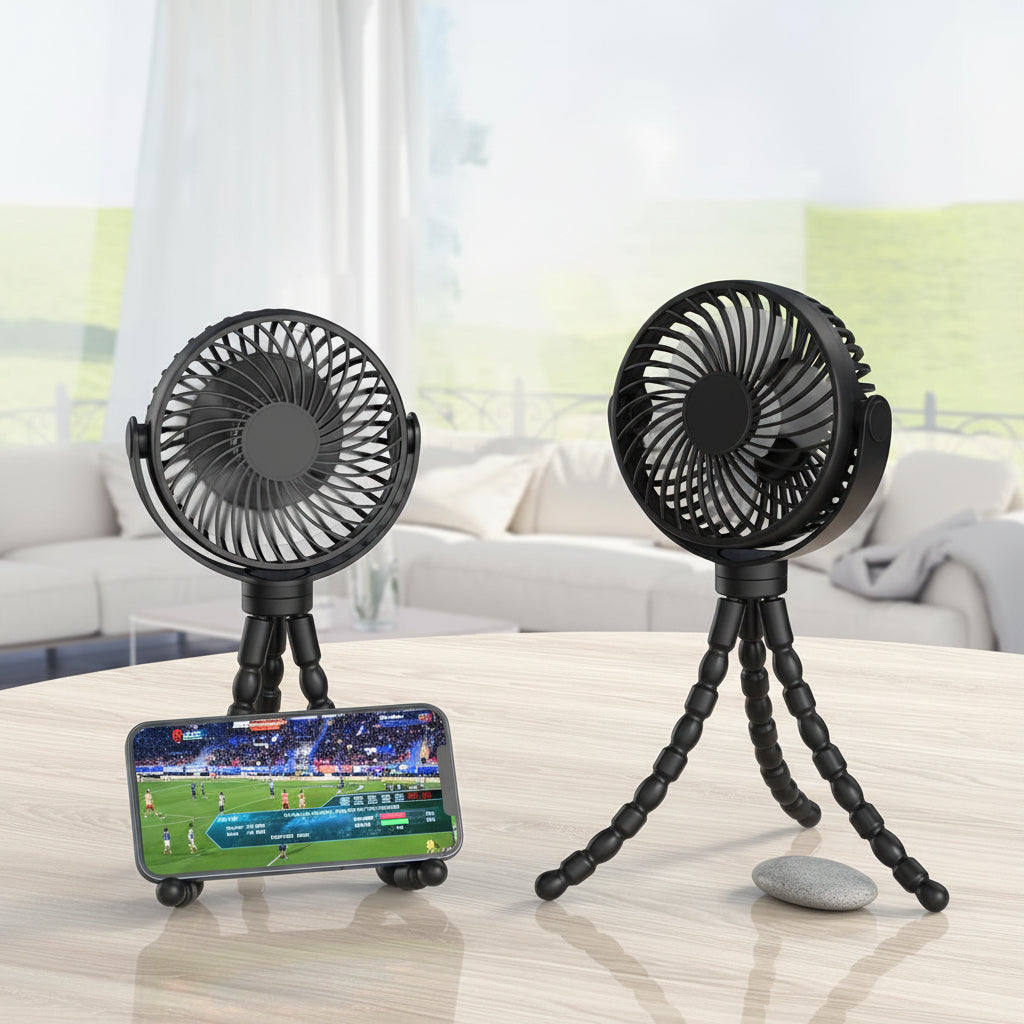 Portable Clip-On Battery Operated Fan for Stroller