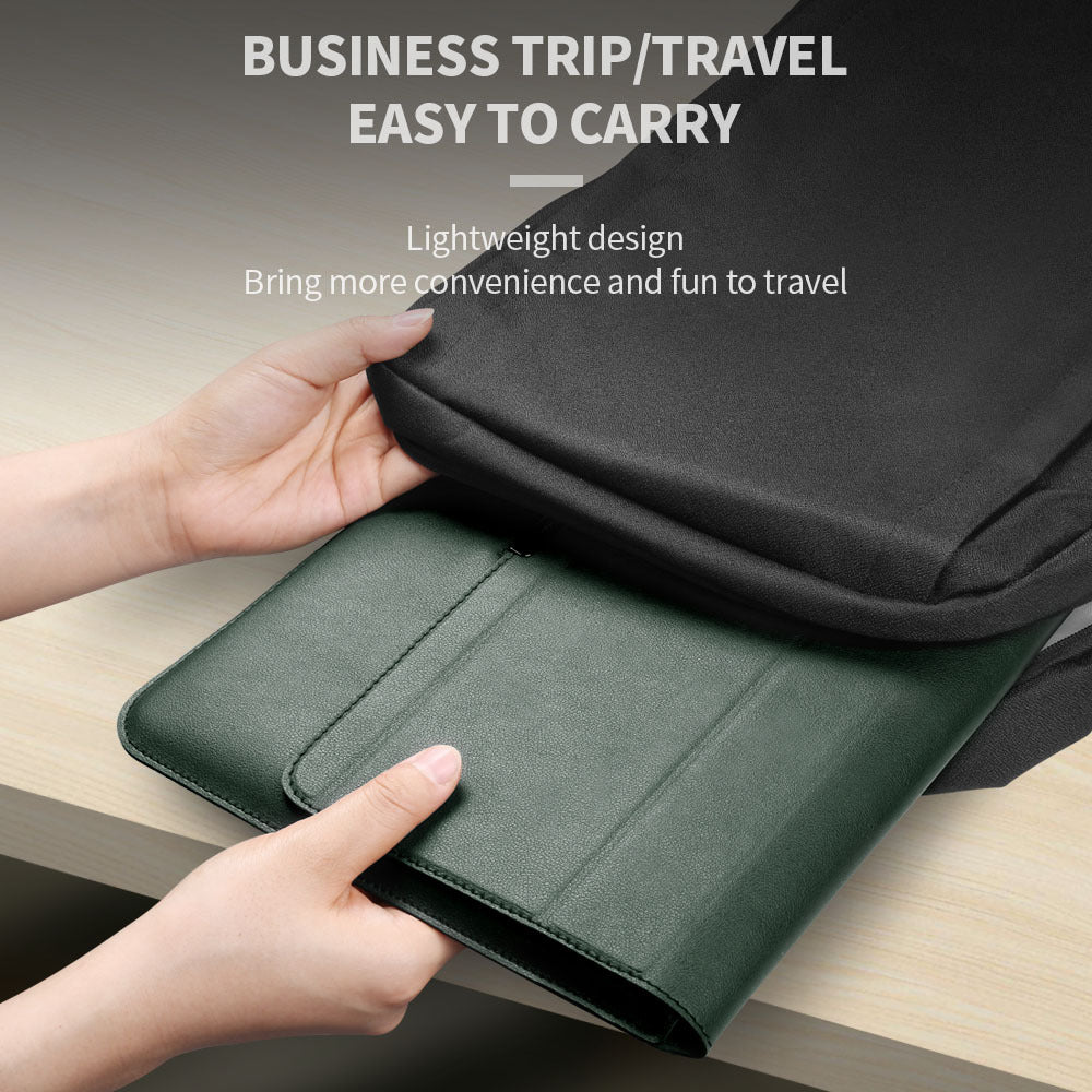 Laptop Sleeve Case with Stand and Accessory Storage Pocket Waterproof